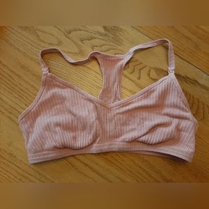 Auden Large Pink Nursing Racerback Bralette